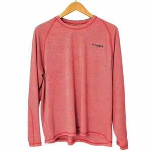 X Caster Tallwoods UPF 50+ Sun Shirt 4X Red Stripe Long Sleeve 26.5x30